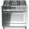 LOFRA PLG96GVT/C CUCINA INOX 90CM FORNO A GAS VENTILATO 5 FUOCHI CE.A
