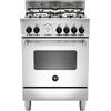LA GERMANIA AMN664GXT CUCINA 60CM 4 FUOCHI FORNO A GAS VENTILATO INOX CL.A+