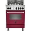 LA GERMANIA AMN664GVIT CUCINA 60CM 4 FUOCHI FORNO A GAS VENTILATO VINO CL.A+