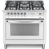 LOFRA PBPG96GVT/C CUCINA 90CM BIANCO PERLA FORNO GAS VENTILATO 5 FUOCHI A+