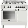 LA GERMANIA AMN9P5EBV/24 CUCINA AMERICANA 90CM 5FUOCHI FORNO ELETTRICO BIANCO A