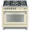 LOFRA PBIG96MFT/C CUCINA 90CM FORNO ELETTRICO PIANO COTTURA INOX 5 FUOCHI GAS