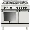 LA GERMANIA AMN9P5GBV/24 CUCINA AMERICANA DA ACCOSTO 90X60CM FORNO A GAS BIANCO