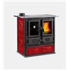 Nordica LA NORDICA ROSETTA VST.16 CUCINA LEGNA CERAMICA BORDEAUX 7.2 KW 3003950