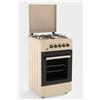 STAYLUX Cucina STAYLUX 4 Fuochi Forno a gas 50x50 cm Beige 55 G40F BEIGE