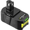 LabTEC Batteria al litio RB18L5018V 5.0Ah per Ryobi BPL 1815 BPL 1820G BPL1820