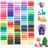 PMELCXD Plastilina modellabile per Bambini 100 Colori Set Completo con