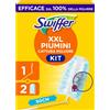 Swiffer Duster Piumini Cattura Polvere 1 Manico XXL e 2 Piumini Cattura e