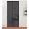 IRS Zanzariera magnetica per porta chiusura automatica con calamite 140x240cm