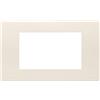 Vimar 30654.01 LINEA Placca a 4 moduli, tecnopolimero, dimensioni 14.66 x 8.8 x 1.04 cm, colore canapa opaco (Confezione da 6)