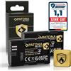 PATONA 2x PROTECT LP E6NH Batteria 2600mAh compatibile con Canon EOS R5 R6 R6II