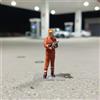 Set Scena Distributore 1:64 Dettagliato Pompa di Benzina 1:64 per Modellismo