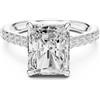 Senza marchio Anello da sposa elegante certificato 5,1 ct diamante coltivato in laboratorio...