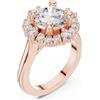 Senza marchio Anello da sposa elegante diamante coltivato in laboratorio certificato 3,8 ct...