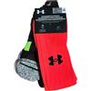 Under armour Magnetico Tasca Calcio sopra Il Polpaccio Calze Ares Rosso L 8.5-13