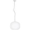 FLOS, Lampada "GLO-Ball", S2 EU/SA BCO, Vetro Acciaio, Bianco, 45 x 36 cm