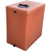 GIURGOLA Serbatoio Polietilene CERTIFICATO per acqua potabile Parallelepipedo Rettangolare Alto mod. 300 litri colore terracotta Made in Italy