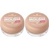 Essence Cosmetics Fondotinta Natural Matte Mousse, Opacizzante, Coprenza, Risultato Immediato, Opaca, 16 g (Confezione da 2)