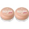 Essence Cosmetics essence NATURAL MATTE MOUSSE FOUNDATION, N. 01 - Fondotinta effetto nude, opacizzante, coprente, risultato espresso, opaco, vegano, senza olio, senza profumo, senza alcool, confezione da 2 (15 g)