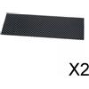2X Foglio Di Cartone In Fibra Di Carbonio 3K Durezza 250x100mm Per Telaio Drone