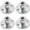 No 4 Pezzi 5mm Giunto Flangiato In Metallo Giunto Flangiato Rigido Motori Guid6830