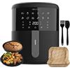 Cecotec Friggitrice ad Aria senza Olio da 6 L Cecofry Bombastik 6000 Full Hot. 1700 W, 12 Modalità, Tecnologia PerfectCook, Temperatura e Tempo Regolabili, Controllo Touch, Air Fryer con Accessori