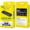 Onn Google Tv Dispositivo Streaming Chromecast Full Hd HDMI Android Trasmissione