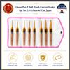 Trifoglio (trifoglio) Clover Pen-E Soft Touch ganci per uncinetto set 8 pezzi 2,0-6,0 mm con...