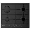 CANDY CHW6BRBB PIANO COTTURA A GAS DA INCASSO 4 BRUCIATORI 60 CM NERO