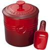 Le Creuset Contenitore per alimenti per animali domestici Le Creuset rosso ciliegia pale...