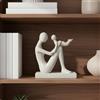 Scultura Umana Astratta Astratto Scultura Effetto Pietra Moderno