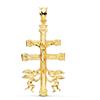 FMF Pendente Oro 18K 750 Mls. Croce Di Caravaca. 36 X 22 Mm. 4,00 Grammi