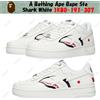 Una scimmia da bagno A Bathing Ape Bape Sta Shark White 1K80-191-307 taglia uomo
