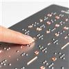 Braille Learning Board con Braille Set Completo Punti Rialzati per Studenti Non