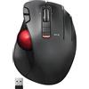 ELECOM Mouse wireless ELECOM con trackball pollice palla rossa 6 pulsanti (M-XT3DRBK-G)