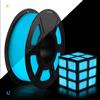 TECBEARS Filamento PLA Glow in the Dark 1.75mm Blu, Filamento PLA
