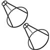 2 Pcs Stazione Di Propagazione Supporto Porta Semi Avocado Delle Piante