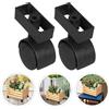 4 Pcs Fioriere Da Giardino Ruote Universali Per Valigie Carrello Piante Con
