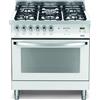 LOFRA PBPG86GVT/C CUCINA RAINBOW 80CM BIANCO PERLA FORNO GAS VENTILATO 5 FUOCHI