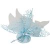 Tulle Rete + Velo 25 x 25 CM. CON TIRANTE AZZURRO 10 PZ.