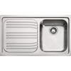 FRANKE Lavello FRANKE incasso 1 vasca con gocciolatoio SX Inox Radar RRX 611 SX