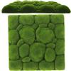 2 Pcs Pannello Da Parete Murale in Artificiale Muschio Finto