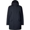 Save the Duck Wilson Parka Uomo Giacca Invernale Cappotto Antipioggia Blu Scuro