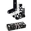 HAPPY SOCKS Calze unisex HAPPYSOCKS black and white gift set calze 4 paia 9100 FANTAS 426900