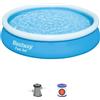 Bestway Piscina Ad Anello Tubo Gonfiabile Fuoriterra Fuori Terra Bestway Rotonda Tonda