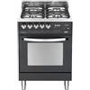 LOFRA PNM66GVT/C CUCINA RAINBOW 60CM FORNO A GAS VENTILATO 4 FUOCHI NERO MATT