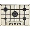 STAYLUX Piano cottura STAYLUX da Incasso 5 fuochi 70cm acciaio Beige M7-50BTF BEIGE