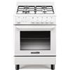 LA GERMANIA S64021W/24 60CM 4 FUOCHI FORNO A GAS CON GRILL BIANCA