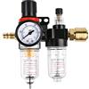Mitening Regolatore Pressione Compressore,Riduttore di Pressione Acqua, Regolatore