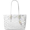 Michael Kors QUINN Borsa tote grande metallizzata con logo